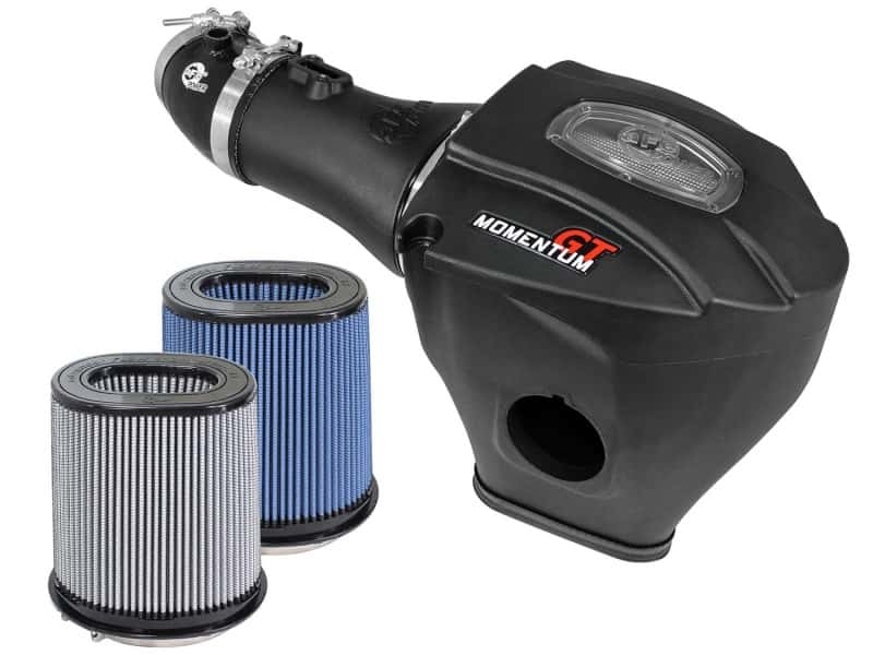 aFe — aFe Momentum Air Intake System PRO 5R w/ Extra Filter 2015 Dodge Challenger SRT Hellcat 6.2L (sc)
Momentum GT Intake - view 1