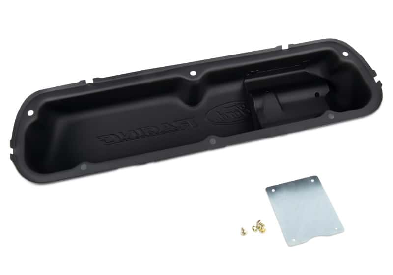 Ford Racing — Ford Racing Logo Stamped Steel Black Satin Valve Covers Black Crinkle
Valve Cover Set - view 9