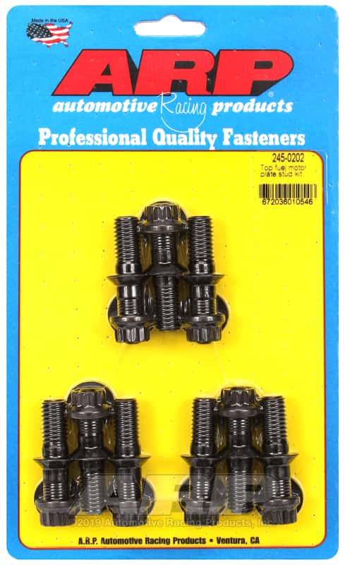 ARP — ARP Top fuel motor plate w/1/4in spacer stud kit - view 1
