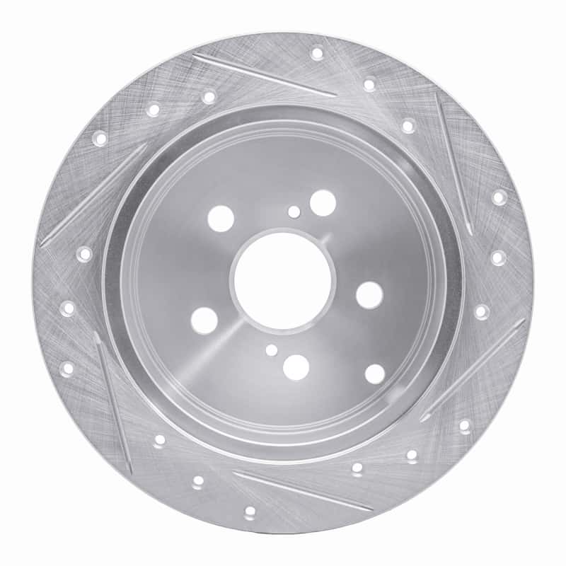 R1 Concepts — R1 00-10 Pontiac Vibe Rear Left Drilled & Slotted Silver Brake Rotor
R1 Brake Rotor Drill - view 5