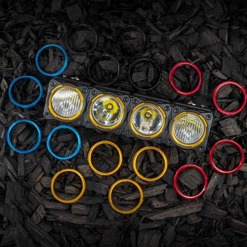 KC HiLiTES — KC HiLiTES FLEX ERA LED Light Bar Bezel Kit for 10in. Segments - Gold - view 7