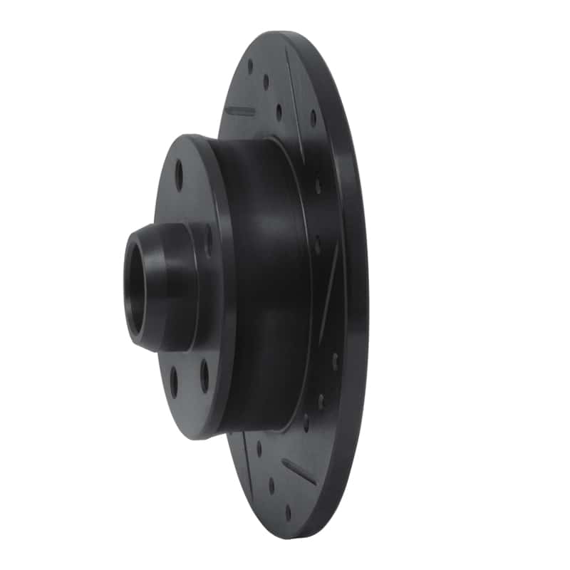 R1 Concepts — R1 92-98 Volkswagen Golf Rear Right Drilled & Slotted Black Brake Rotor
R1 Brake Rotor Drill - view 2