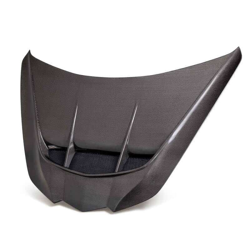 Anderson Composites — Anderson Composites 20-24  Chevrolet Corvette C8 Type-Z1 Double Sided Carbon Fiber Hood - view 1