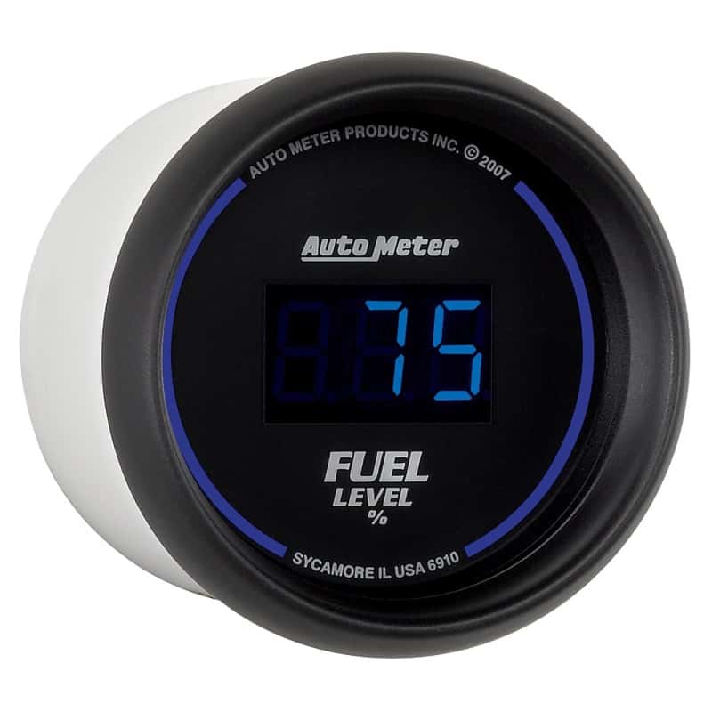 AutoMeter — Autometer Cobalt Digital 52.4mm Black Programmable Empty-Full Range Fuel Level Gauge
GA 2" FUEL UNIV CBD - view 6
