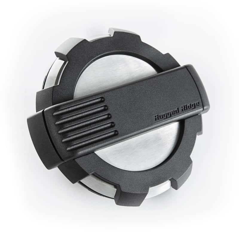 Rugged Ridge — Rugged Ridge Elite Fuel Door Non-Lock Brushed Alum 07-18 Jeep Wrangler JK
Fuel Filler Door - view 2