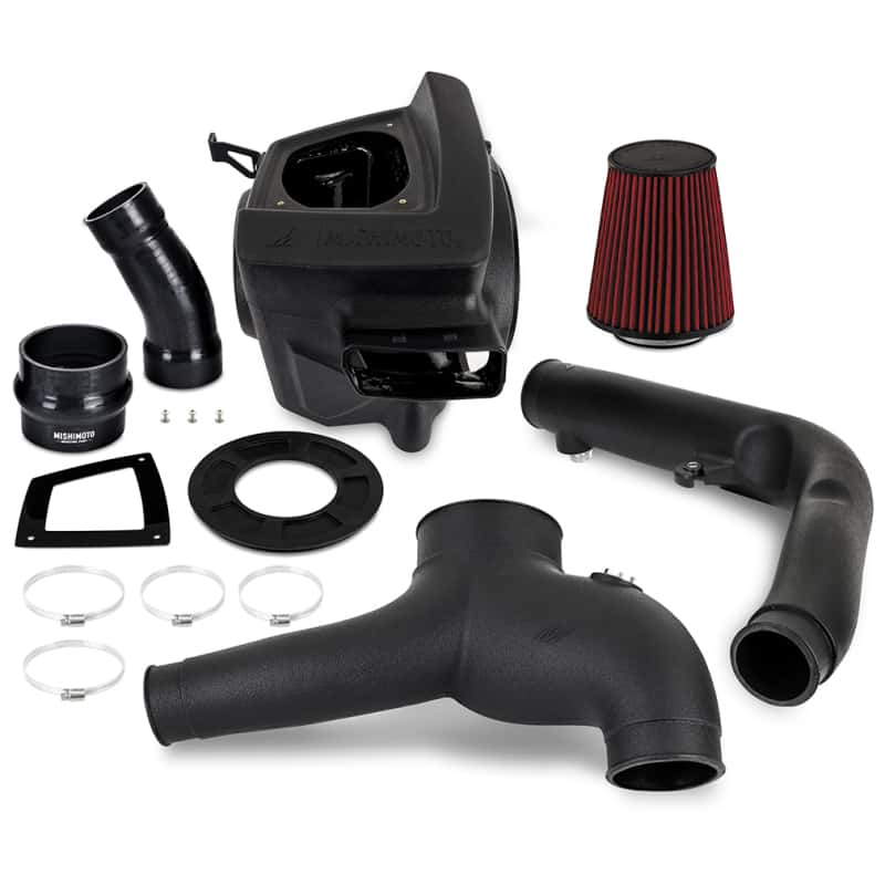 Mishimoto — Mishimoto 21+ Bronco 2.7L Intake/Snorkel Bundle - Oiled Filter
Intake Package - view 3