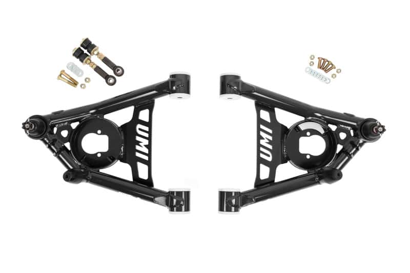 UMI Performance — UMI Performance 64-72 GM A-Body Tubular Front Lower A-Arms Delrin Bushings
Front Control Arms - view 1