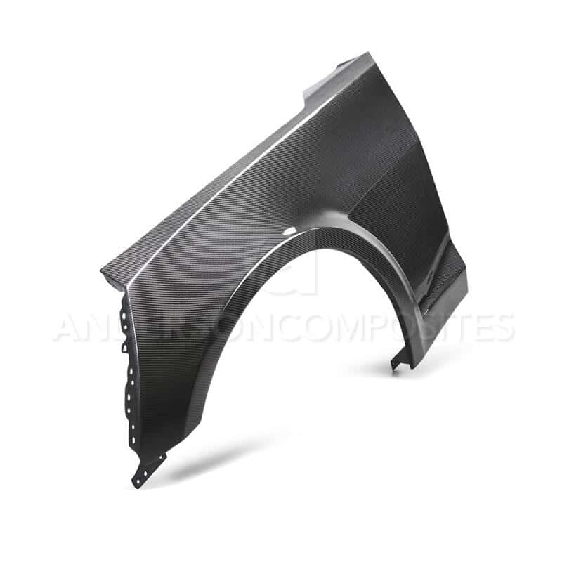 Anderson Composites — Anderson Composites 16-18 Chevrolet Camaro Type SS Fenders Carbon Fiber (0.40 Inch Wider) - view 3