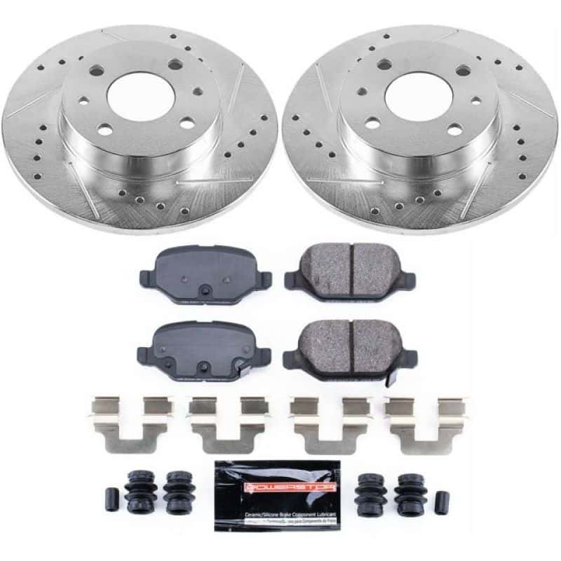 PowerStop — Power Stop 12-18 Fiat 500 Rear Z23 Evolution Sport Brake Kit - view 1
