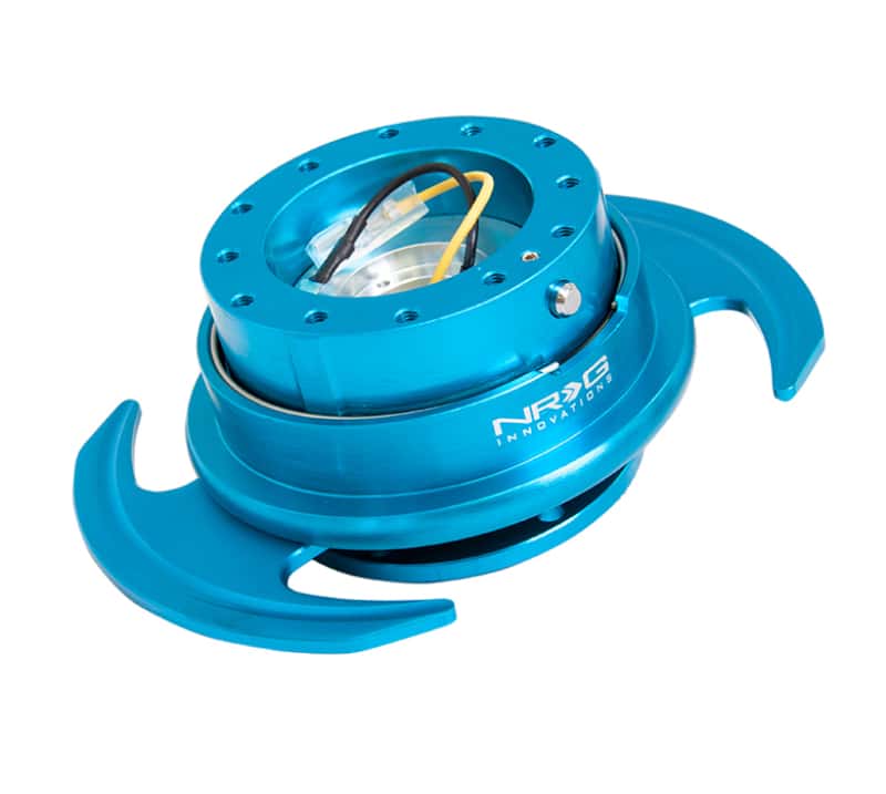 NRG — NRG Quick Release Kit Gen 3.0 - New Blue Body / New Blue Ring w/Handles - view 1