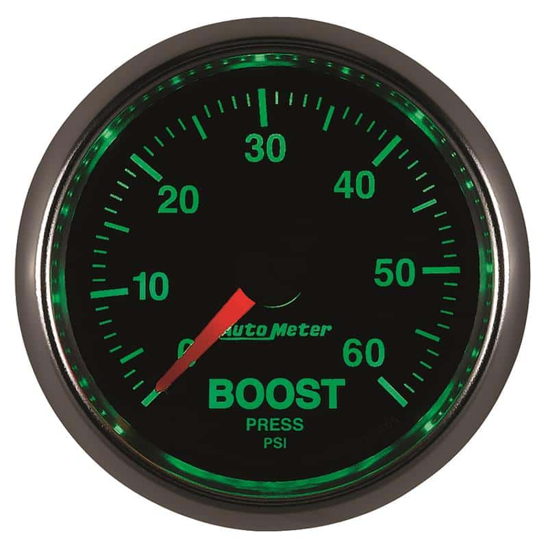 AutoMeter — Autometer GS 52mm 0-60 psi Mechanical Boost Gauge
2-1/16" BOOST, 0-60 - view 5