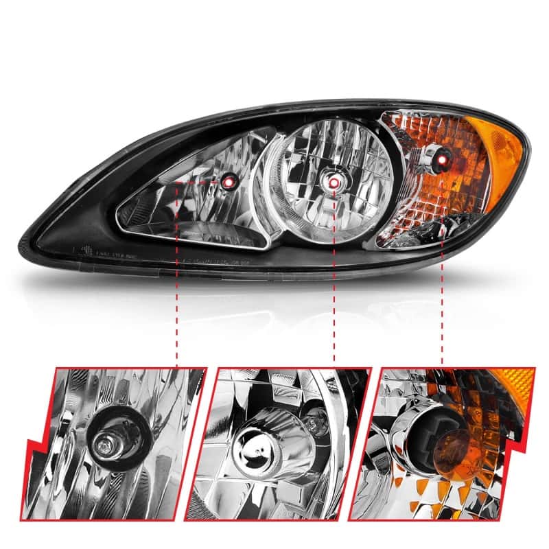 ANZO — ANZO 2008-2016 International Prostar Crystal Headlights Black Housing (OE Replacement)
Head Light Set
HdLtSet - view 4