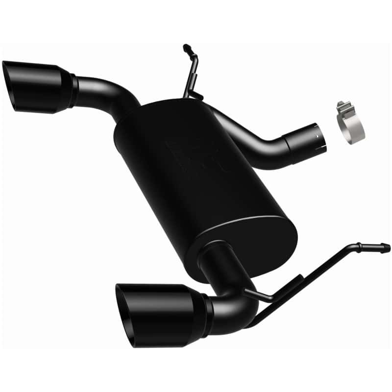 Magnaflow — MagnaFlow 07-17 Jeep Wrangler JK 3.8/3.6L Dual Split Rear Exit Black Axle-Back Exhaust
Axle-Back
Cat-Back - view 6