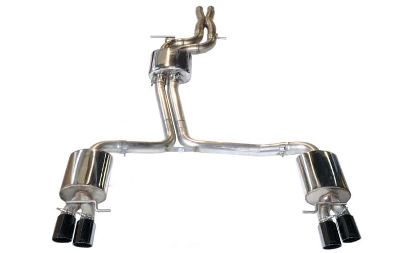 AWE Tuning — AWE Tuning Audi B8 / B8.5 S4 3.0T Touring Edition Exhaust - Diamond Black Tips (90mm)
Touring Exhaust - view 1