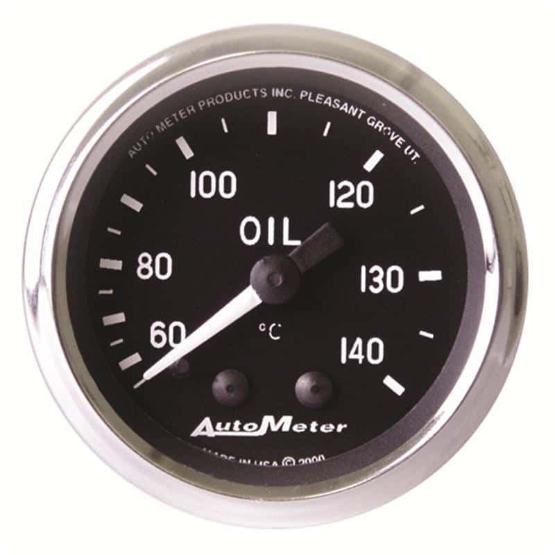 AutoMeter — Autometer Cobra 2 1/16in 60-140 Deg Celsius Mechanical Oil Temperature Gauge
2" OILT 140C M COBRA - view 2