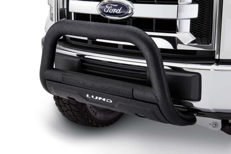 LUND — Lund 04-18 Ford F-150 (Excl. Heritage) Bull Bar w/Light & Wiring - Black
BULL BAR W-LED LIGHT
Bull Bar - view 3