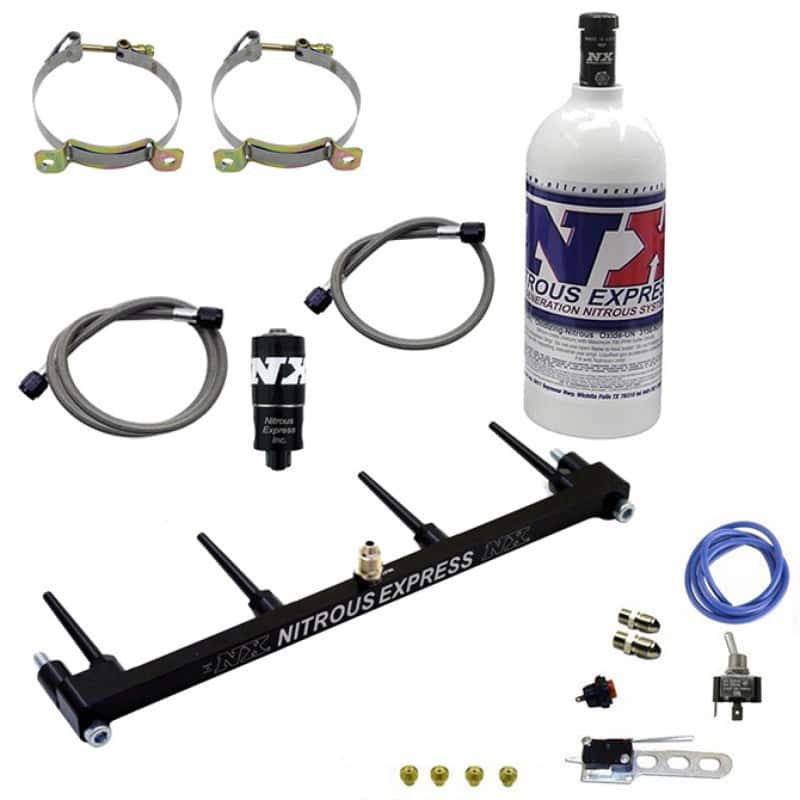 Nitrous Express — Nitrous Express Billet Spray Bar Nitrous Kit for ZX-14 w/1lb Bottle
Injection System Kit
N2OIntCoolSprBar - view 3