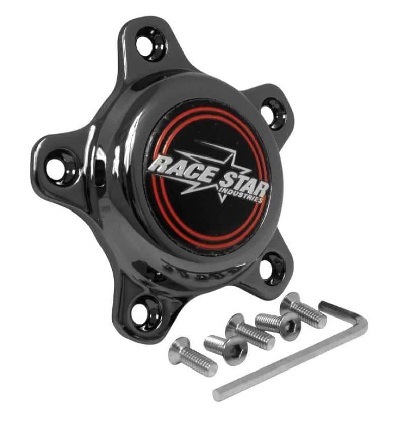 Race Star — Race Star 5 Lug Cap Short Plastic Dark Star (incl. Medallion & Screws) - view 2