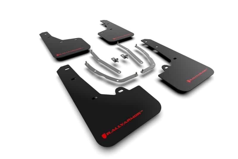 Rally Armor — Rally Armor 22-24 Hyundai Tucson Black UR Mud Flap w/Red Logo
Mud Flap - view 2