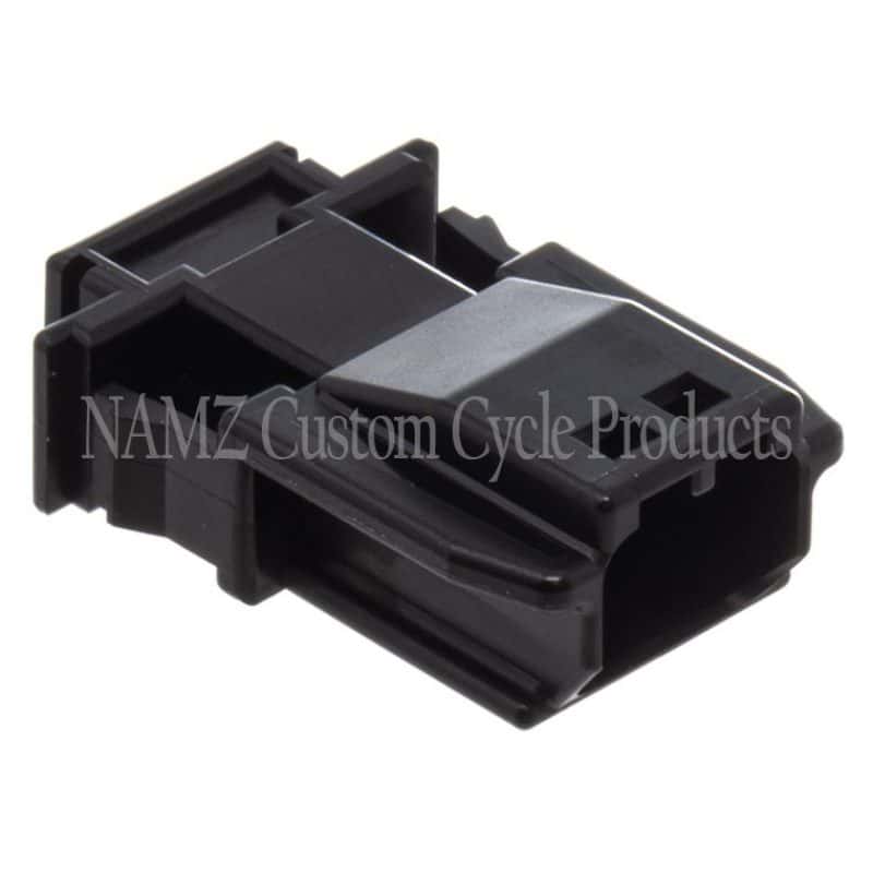 NAMZ — NAMZ JAE MX-1900 2-Position Male Black Pin Housing (HD 72905-11) - view 1