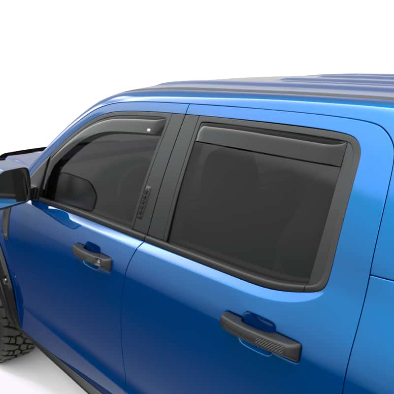 EGR — EGR 22-23 Ford Maverick Lariat XL XLT Front/Rear Window Visors - Dark Smoke Finish
IN-CHANNEL SMOKE 4p
573591-IC4-S - view 3