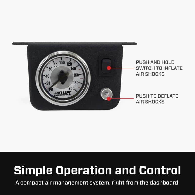 Air Lift — Air Lift 160 PSI Air Shock Controller
Susp Air Comp Kit - view 8