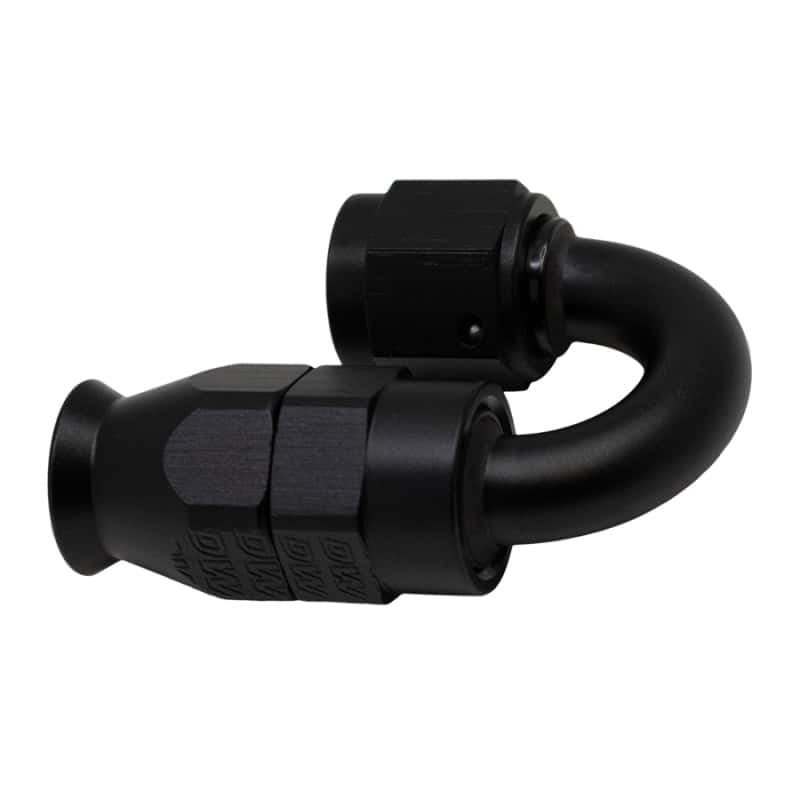 DeatschWerks — DeatschWerks 6AN Female Swivel 180-Degree Hose End PTFE (Incl Olive Insert) - Anodized Matte Black
Lines & Fittings - view 1