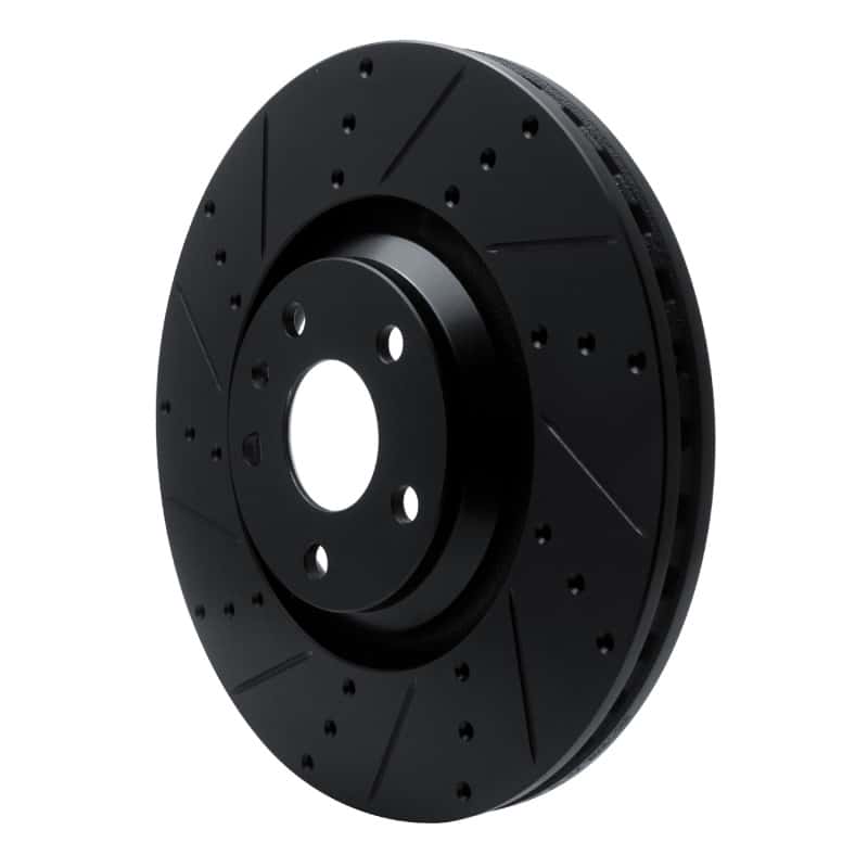 R1 Concepts — R1 12-15 Audi TTS Quattro Front Left Drilled & Slotted Black Brake Rotor
R1 Brake Rotor Drill - view 2
