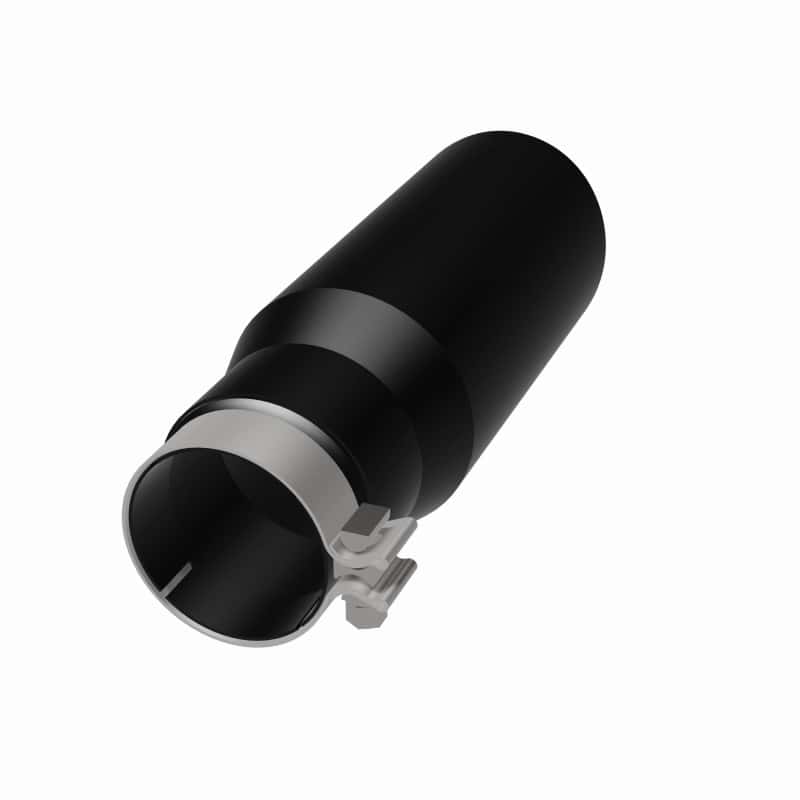 Magnaflow — MagnaFlow Tip Stainless Black Coated Single Wall Round Single Outlet 5in Dia 3.5in Inlet 14.5in L
Stainless Steel
Exhaust Tip - view 14