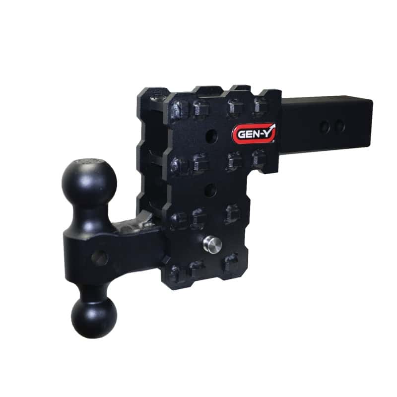 GEN-Y Hitch — Gen-Y Phantom-X 2.5in Solid Shank 5in Drop 1.6K TW 16K Hitch w/GH-051 Dual-Ball
Drop Hitch - view 1