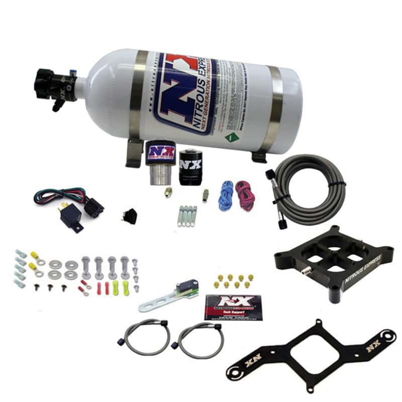 Nitrous Express — Nitrous Express Single Entry Crossbar RNC .178 4500 Flange Nitrous Kit (250-650HP) w/10lb Bottle
Injection System Kit
N2OSys - view 2