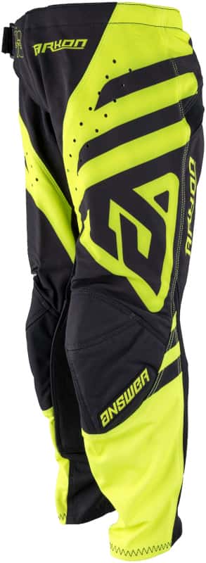 Answer — Answer 25 Arkon Nitrus Pants Black/Hyper Acid Youth Size - 16 - view 2