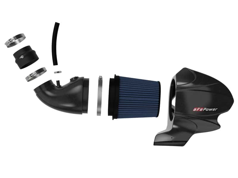 aFe — aFe Black Series Cold Air Intake 12-19 Jeep Grand Cherokee (WK2) SRT-8/SRT V8 6.4L HEMI
Black Series Intake - view 2