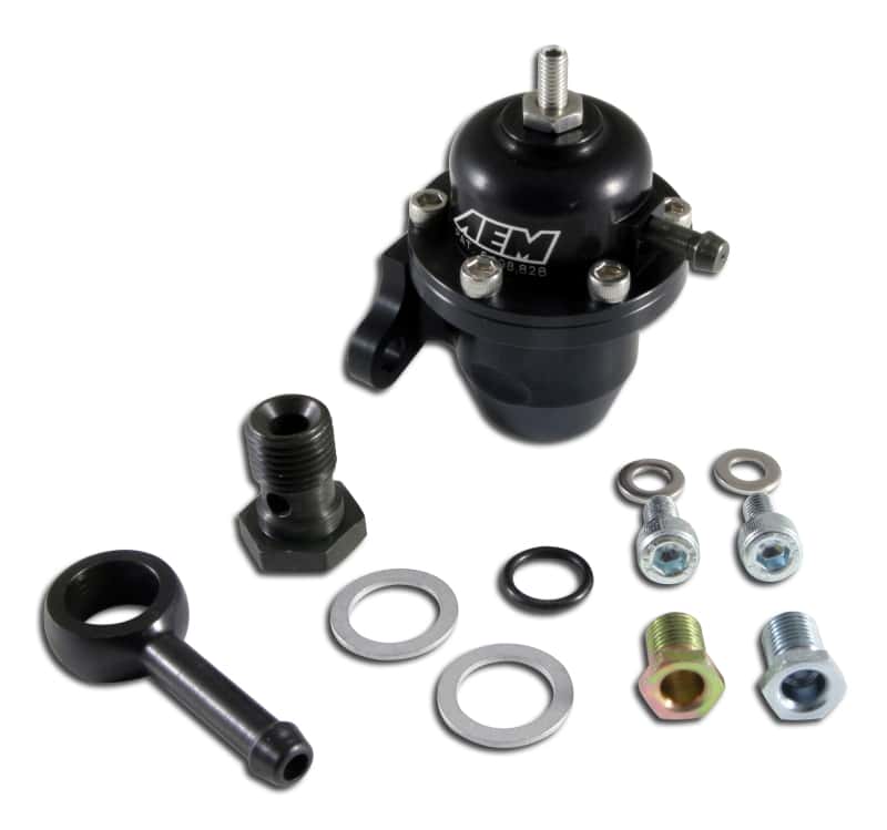AEM — AEM 96-97 Acura CL / 94-97 Accord / 96-00 Civic Ex Black Adjustable Fuel Pressure Regulator
Adj Fuel Press Reg
Adjustable Fuel - view 1