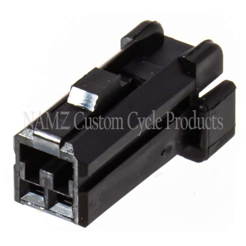 NAMZ — NAMZ AMP 040 Series 2-Position Female Wire Plug Housing Connector (HD 72912-01BK) - view 1