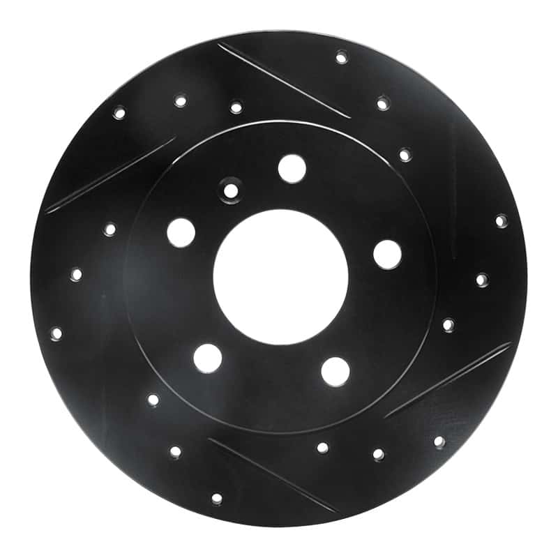 R1 Concepts — R1 04-16 Buick Allure Rear Right Drilled & Slotted Black Brake Rotor
R1 Brake Rotor Drill - view 1