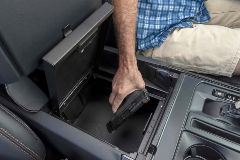 Tuffy Products — Tuffy Ford F150 Console Safe W/ Keyed Lock For W/ Flow Thru Console
Console Safe - view 2