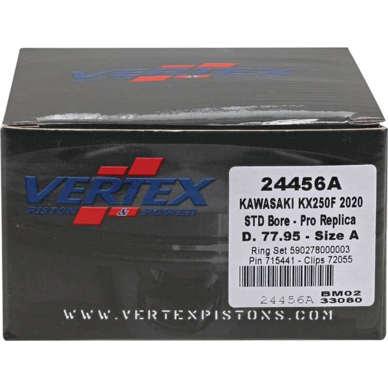 Vertex Pistons — Vertex Piston 2020 Kawasaki KX 250 F 250cc Forged Replica Piston Kit - view 4