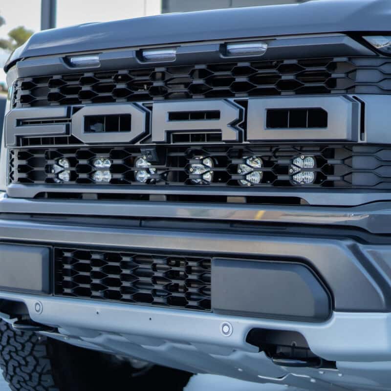 Baja Designs — Baja Designs 2021+ Ford Raptor Squadron Pro Behind Grille Kit - view 2
