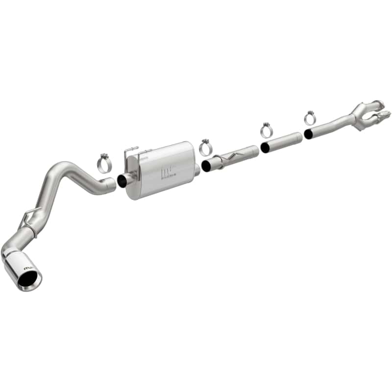 Magnaflow — MagnaFlow CatBack 17-18 Ford F-250/F-350 6.2L Stainless Steel Exhaust w/ Single Side Exit
Cat-Back - view 2