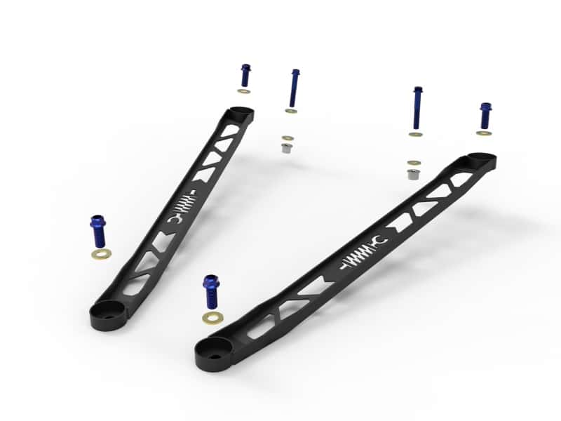aFe — aFe CONTROL 304 Stainless Steel Front Suspension Strut Brace Black - Toyota GR Supra (A90) 20-21
Front Strut Brace - view 4