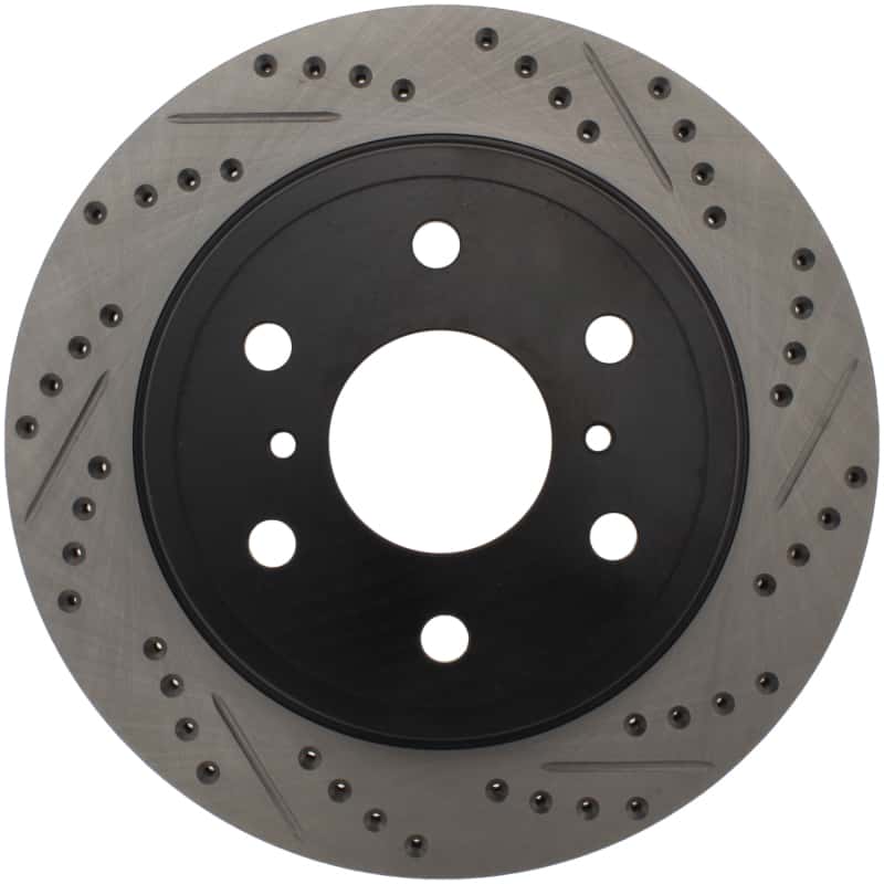 Stoptech — StopTech 05-10 GMC Sierra (w/ Rear Drum) / 07-09 GMC Yukon Rear Right Slotted & Drilled Rotor
Slot/Drill Rotor - view 8