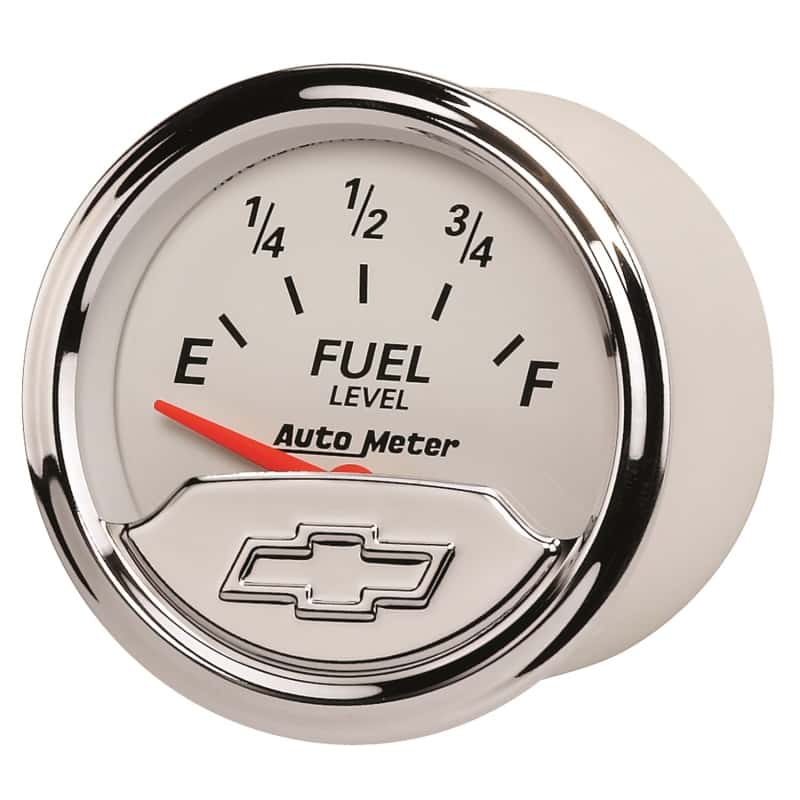 AutoMeter — AutoMeter Gauge Fuel Level 2-1/16in. 240 Ohm(e) to 33 Ohm(f) Elec Chevrolet Heritage Bowtie
GA 2" FUEL 240-33 CV - view 4