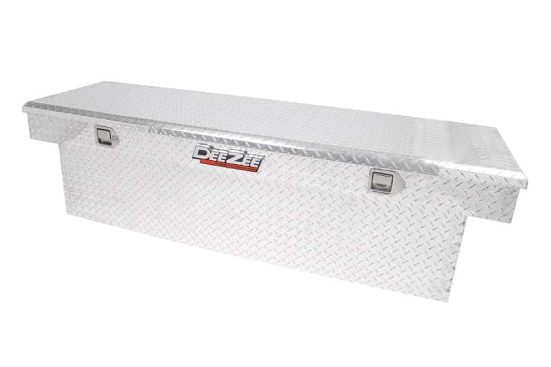 Dee Zee — Dee Zee Universal Tool Box - Red Crossover - Single Lid BT Alum Full Size (Deep)
ToolBxTrkBedRTR - view 3