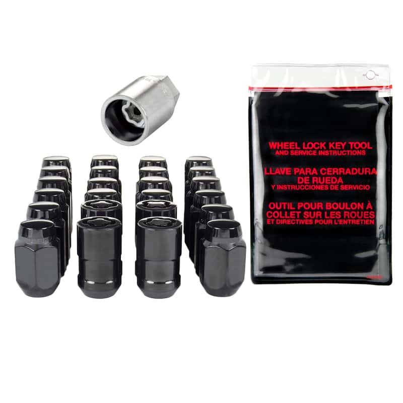 McGard — McGard 6 Lug Hex Install Kit w/Locks (Cone Seat Nut) M12X1.5 / 13/16 Hex / 1.5in. Length - Black - view 5