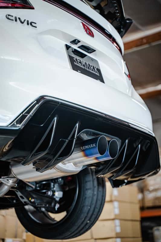Remark — Remark 2023+ Honda Civic Type-R (FL5) Sports Touring Catback Titanium Exhaust/SUS304 Front Pipe - view 3