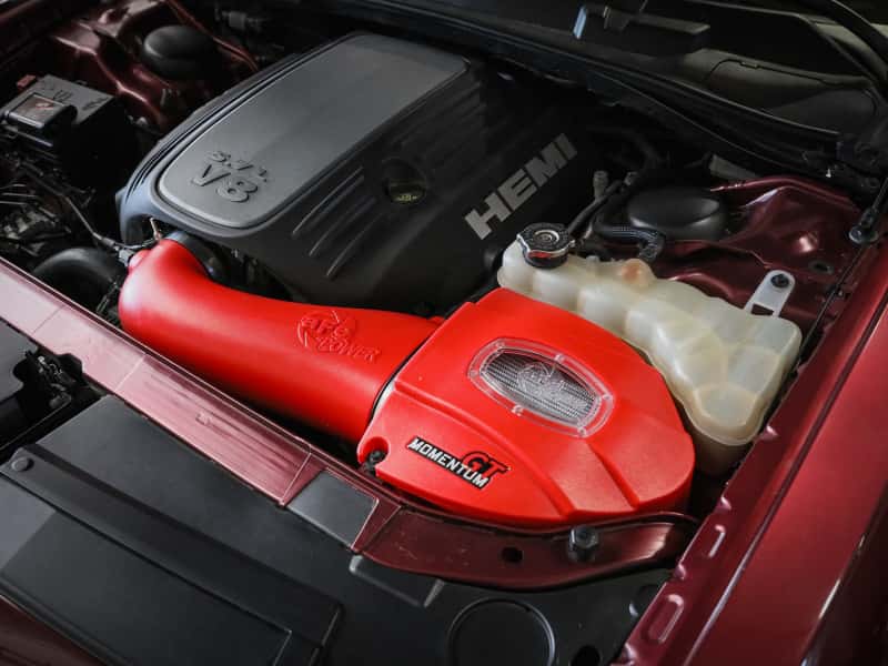 aFe — aFe Momentum GT Pro Dry S Stage-2 Intake System 11-15 Dodge Challenger / Charger R/T 5.7L HEMI - Red
Momentum GT Intake - view 7