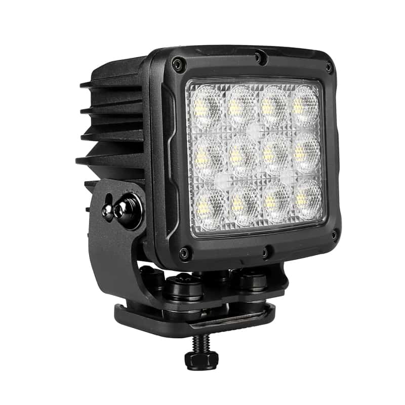Go Rhino — Go Rhino Xplor Bright Series Rectangle SingleLED Spot Light Kit (Surface Mount) 5in. - Blk (Pair)
Bright- 5" Light Kit - view 4