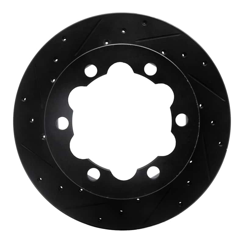R1 Concepts — R1 02-06 Dodge Sprinter 3500 Rear Left Drilled & Slotted Black Brake Rotor
R1 Brake Rotor Drill - view 1