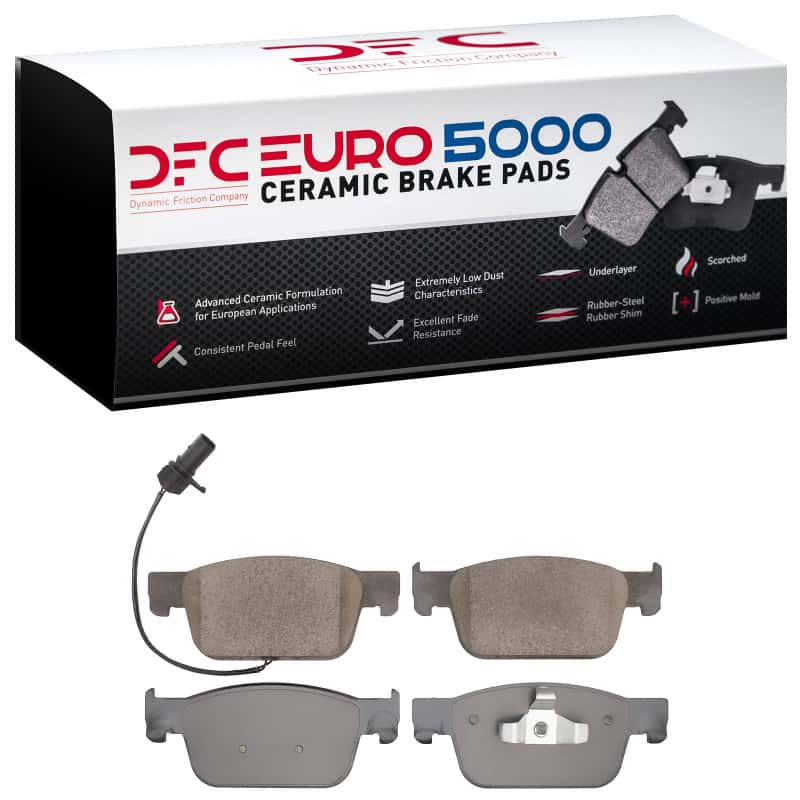 DFC — DFC 16-25 Audi A4 Quattro Front Euro 5000 Ceramic Brake Pads
DFC Brake Pad Set - view 1
